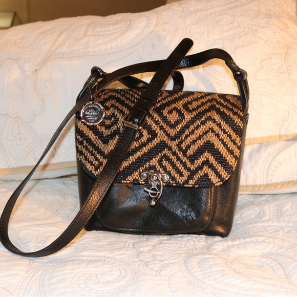 Patricia Nash Bags New Patricia Nash Leandra Black Tan Leather